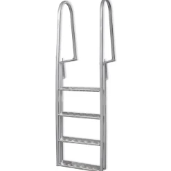 Zwembaden & Spa'S*vidaXL Dok/zwembadladder met 4 treden aluminium 167 cm