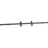Doos met onderdelen voor schuifdeur 213,5 cm staal zwart>vidaXL Discount