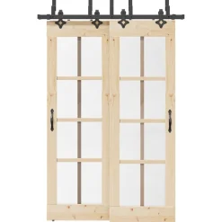 Bouwmaterialen*vidaXL Doos met onderdelen voor schuifdeur 152,5 cm staal zwart