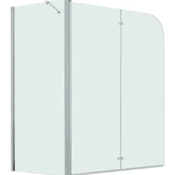 Sanitair & Loodgietersbenodigdheden*vidaXL Douche klapwand 120x68x130 cm ESG