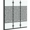 Douche Omhulsel Zwart en transparant 130 x 130 cm gehard glas>vidaXL New