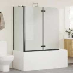Sanitair & Loodgietersbenodigdheden*vidaXL Douche Omhulsel 120 x 68 x 130 cm ESG-glas en aluminium Zwart