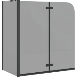 Sanitair & Loodgietersbenodigdheden*vidaXL Douche Omhulsel 120 x 68 x 130 cm ESG-glas en aluminium Zwart