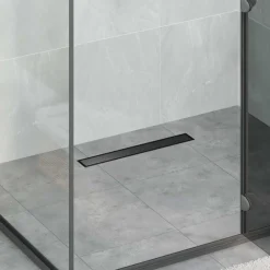 Sanitair & Loodgietersbenodigdheden*vidaXL Doucheafvoer 2-in-1 met 360° Sifon 50 cm Zwart
