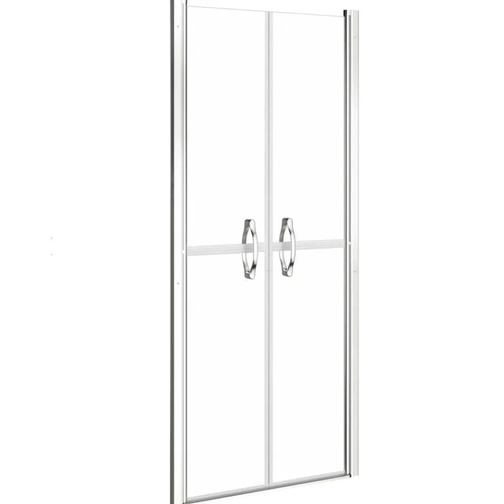 Sanitair & Loodgietersbenodigdheden*vidaXL Douchedeur 71x190 cm ESG transparant Zilver