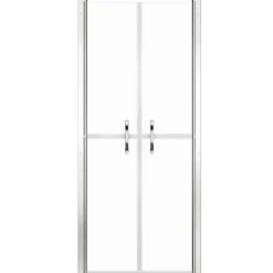 Sanitair & Loodgietersbenodigdheden*vidaXL Douchedeur 71x190 cm ESG transparant Zilver