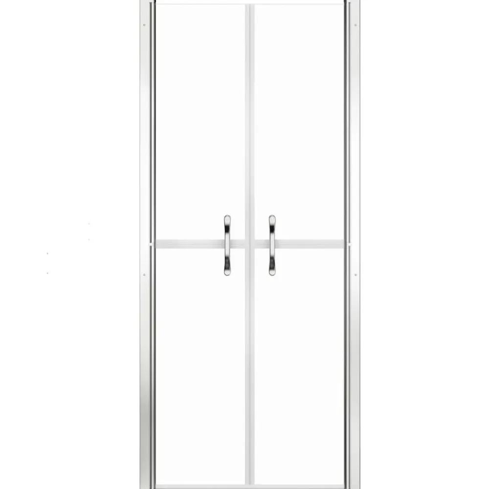 Sanitair & Loodgietersbenodigdheden*vidaXL Douchedeur 71x190 cm ESG transparant Zilver