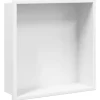 Sanitair & Loodgietersbenodigdheden*vidaXL Douchenis 32x32x9 cm roestvrijstaal matwit