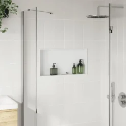 Douchenis 62x32x9 cm roestvrijstaal matwit><noscript><img width=