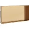 Douchenis 62x32x9 cm roestvrijstaal geborsteld goudkleurig>vidaXL Clearance
