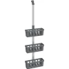 Badkameraccessoires*vidaXL Doucherek 30x15x(67-105) cm aluminium