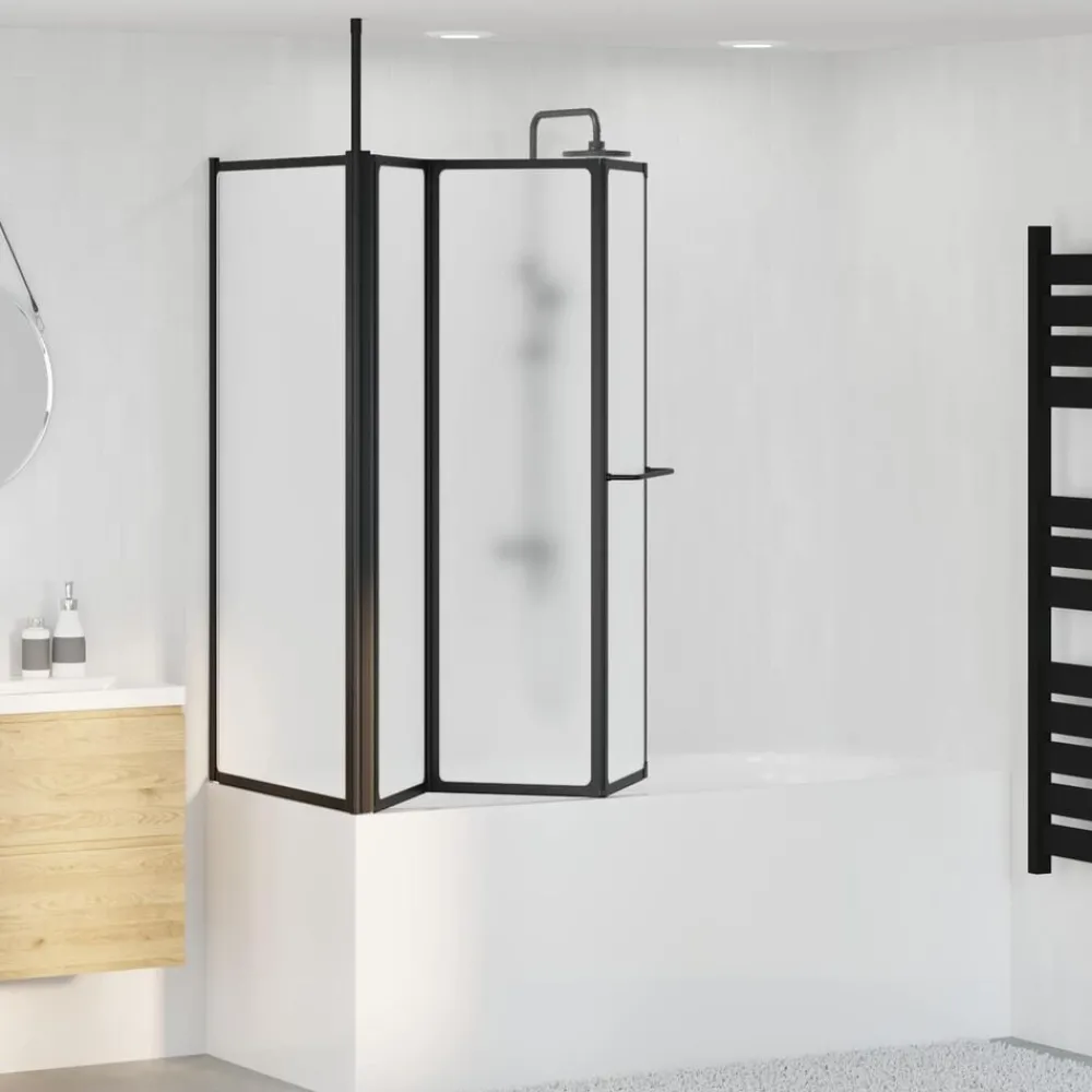 Sanitair & Loodgietersbenodigdheden*vidaXL Douchescherm Wit 120 x 70 x 137 cm Aluminium