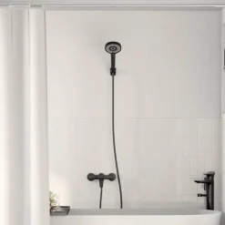 Sanitair & Loodgietersbenodigdheden*vidaXL Doucheset G 1 / 2 inch Koper Zwart