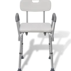 Douchestoel aluminium wit>vidaXL Best