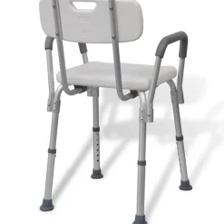 Douchestoel aluminium wit><noscript><img width=