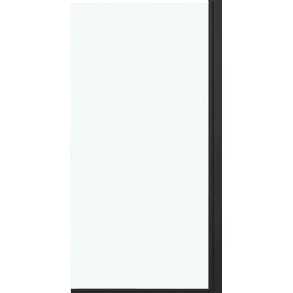 Sanitair & Loodgietersbenodigdheden*vidaXL Douchewand 68x130 cm ESG zwart