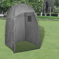 Buitensport*vidaXL Douche-/wc-/omkleedtent Grijs