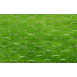 Draadgaas zeshoekig 1x25 m gegalvaniseerd staal kleurig><noscript><img width=