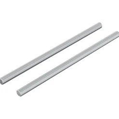 Draadstaaf 2 pcs Zilver 6 x 120 mm Staal>vidaXL New
