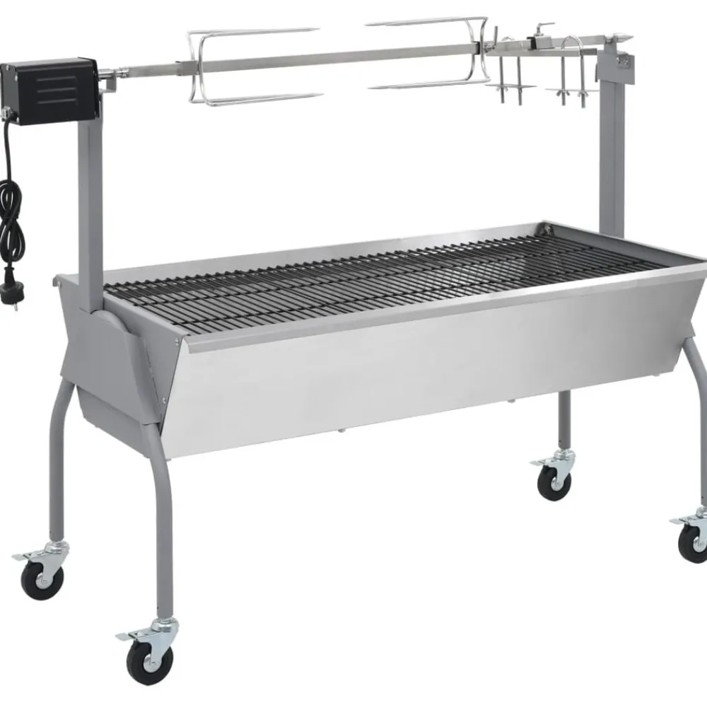 Keuken & Eetkamer*vidaXL Draaispit barbecue met elektrische motor