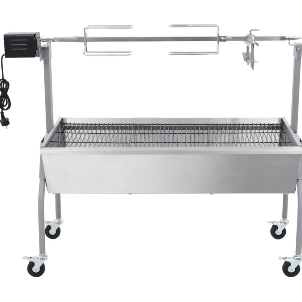 Keuken & Eetkamer*vidaXL Draaispit barbecue met elektrische motor