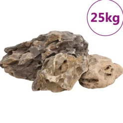Huisdierbenodigdheden*vidaXL Drakenstenen 25 kg 10-40 cm Grijs