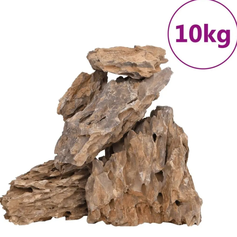Drakenstenen gemende kleur 10 kg 10-30 cm>vidaXL