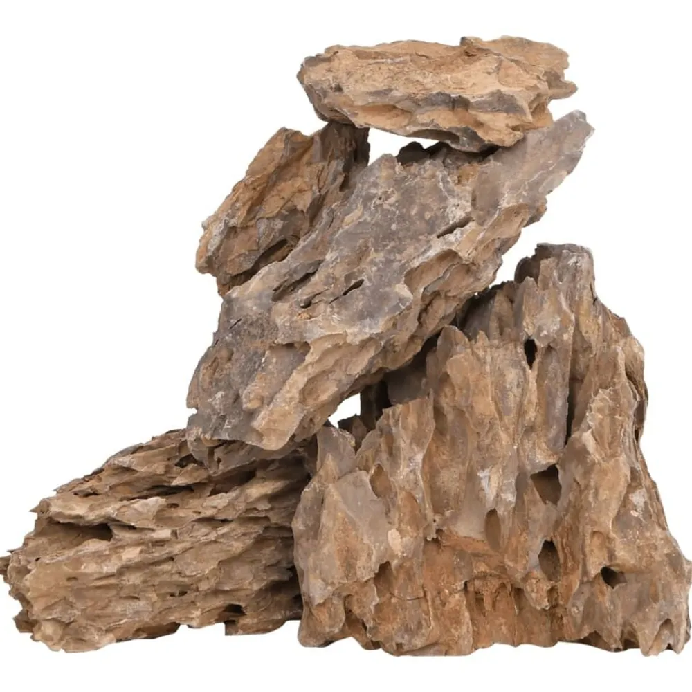 Drakenstenen gemende kleur 10 kg 10-30 cm>vidaXL