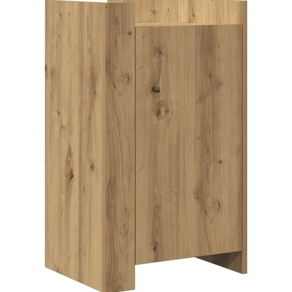 Kasten & Opbergmeubelen*vidaXL Dressoir Artisan Eiken 45 x 35 x 75 cm artisanaal eikenkleurig