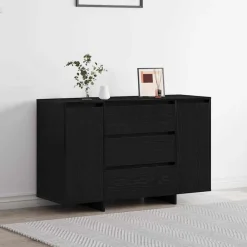 Dressoir met lade 120 x 41 x 75 cm Bewerkt hout>vidaXL