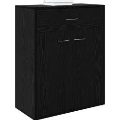 Dressoir met lade 60 x 30 x 75 cm Bewerkt hout><noscript><img width=