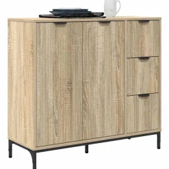Dressoir met lade 89,5 x 33 x 82 cm Bewerkt hout><noscript><img width=