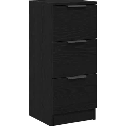 Dressoir met lade 30 x 30 x 70 cm Bewerkt hout>vidaXL New
