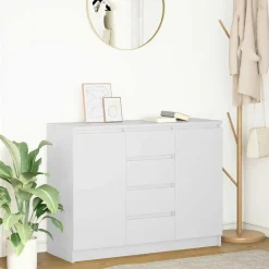 Dressoir met lades 100,5x35x76 cm spaanplaat>vidaXL New