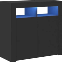 Dressoir met LED-verlichting 80x35x75 cm>vidaXL Outlet