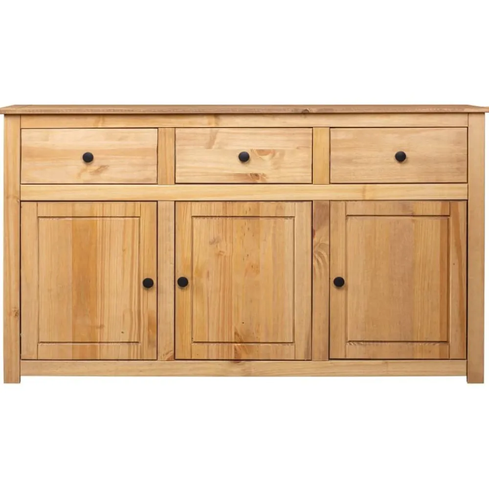 Kasten & Opbergmeubelen*vidaXL Dressoir Panama Range 135x40x80 cm massief grenenhout Bruin