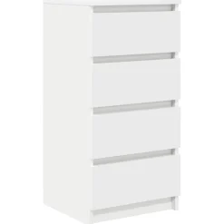 Kasten & Opbergmeubelen*vidaXL Dressoir 37,5x35x76 cm bewerkt hout Wit