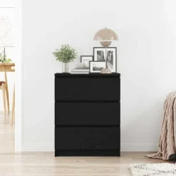 Dressoir 60x35x76 cm bewerkt hout kleurig><noscript><img width=