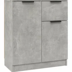 Kasten & Opbergmeubelen*vidaXL Dressoir 60x30x70 cm bewerkt hout Betongrijs