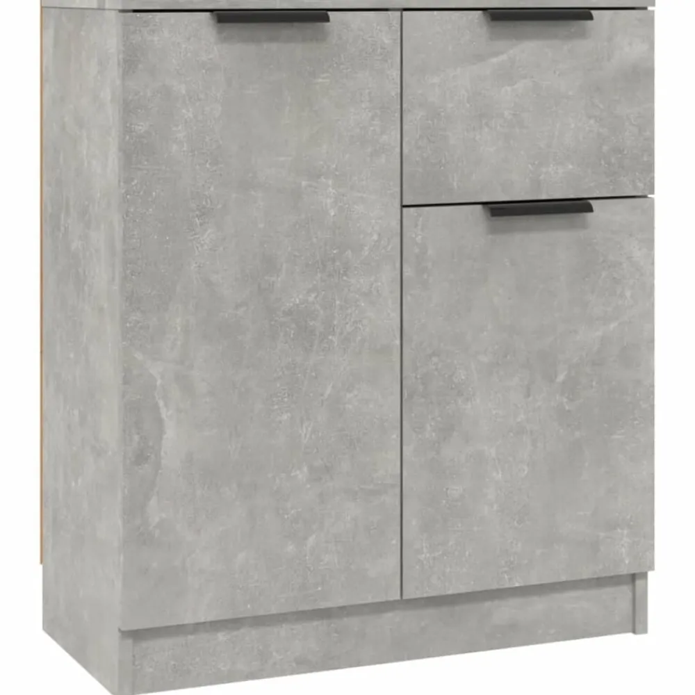 Kasten & Opbergmeubelen*vidaXL Dressoir 60x30x70 cm bewerkt hout Betongrijs