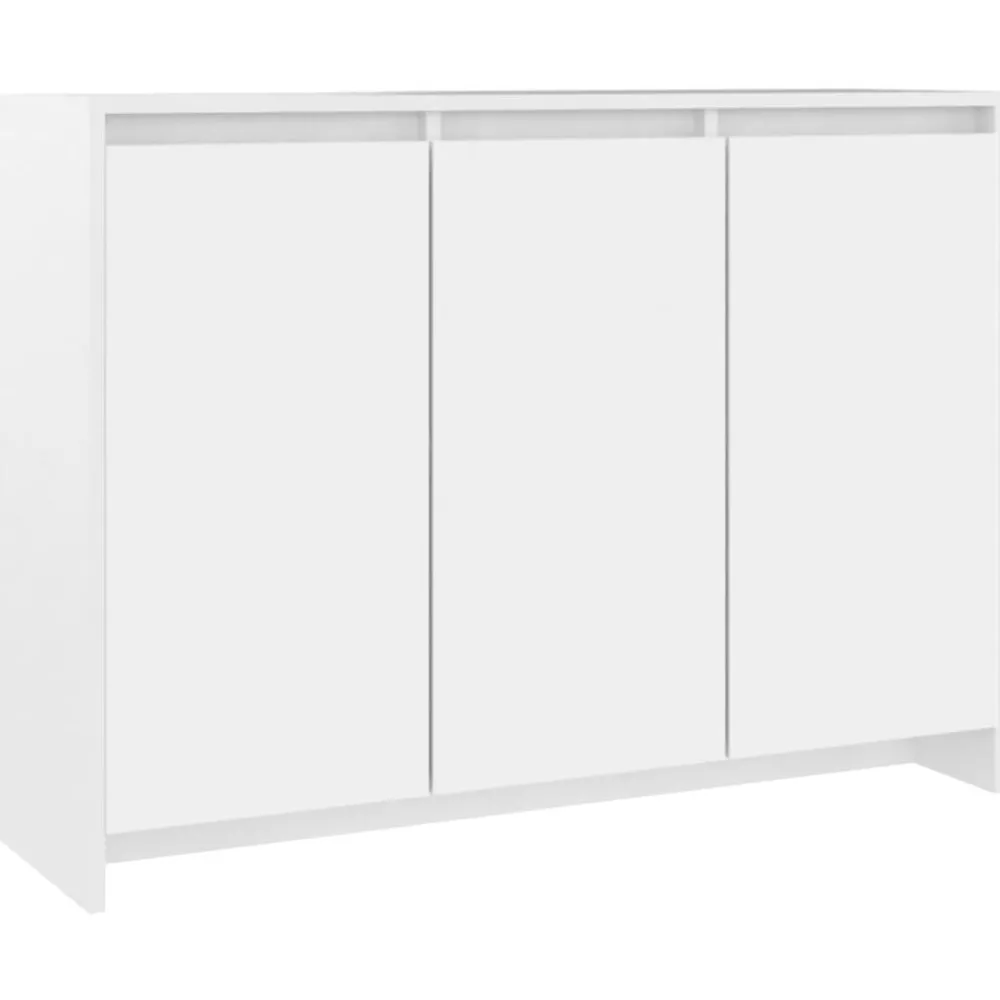 Kasten & Opbergmeubelen*vidaXL Dressoir 102x33x75 cm bewerkt hout Wit