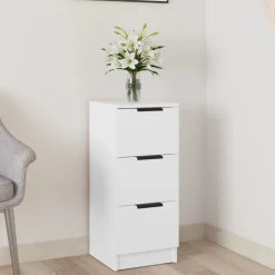 Kasten & Opbergmeubelen*vidaXL Dressoir 30x30x70 cm bewerkt hout Wit