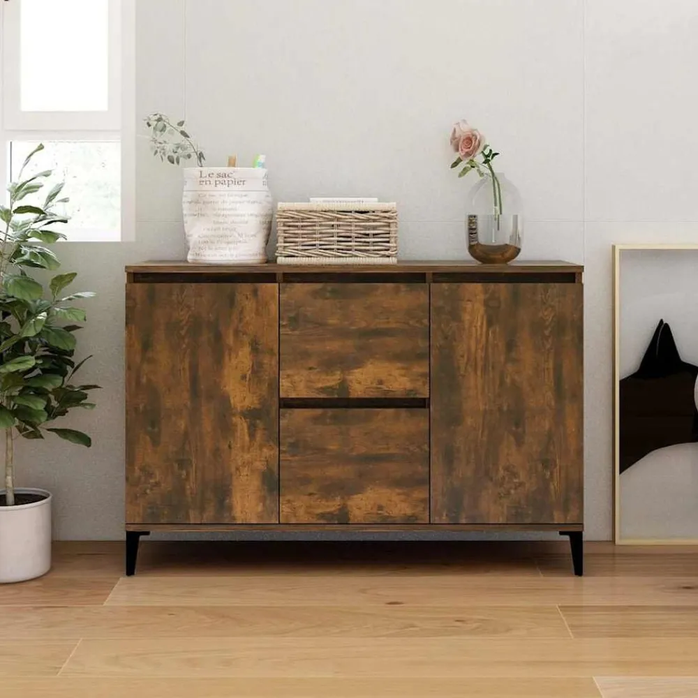 Dressoir 102x35x70 cm bewerkt hout kleurig>vidaXL Hot