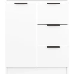 Kasten & Opbergmeubelen*vidaXL Dressoir 60x30x70 cm bewerkt hout Wit