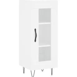 Kasten & Opbergmeubelen*vidaXL Dressoir 34,5x34x90 cm bewerkt hout Wit