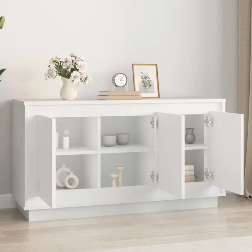 Kasten & Opbergmeubelen*vidaXL Dressoir 102x35x55 cm bewerkt hout Wit