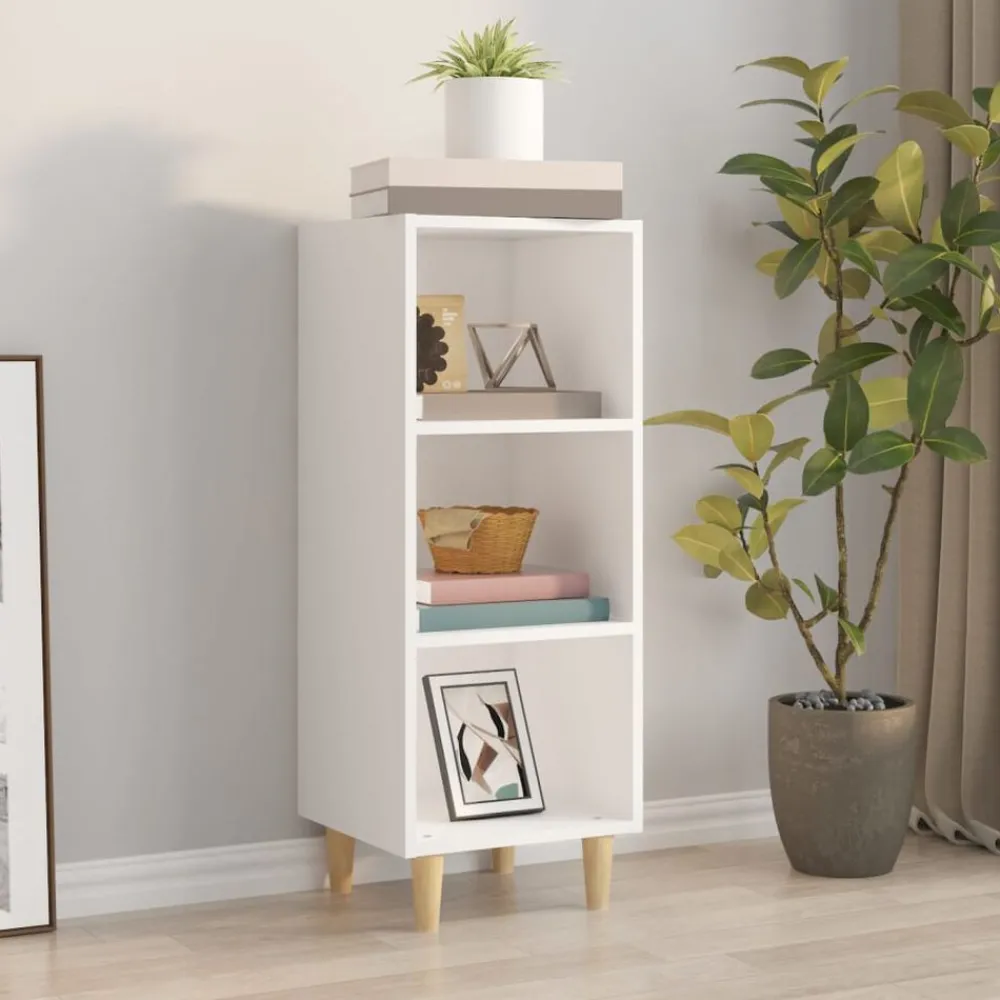 Kasten & Opbergmeubelen*vidaXL Dressoir 34,5x32,5x90 cm bewerkt hout Wit