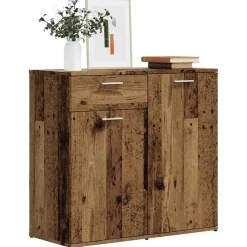 Dressoir 80x36x75 cm bewerkt hout kleurig><noscript><img width=