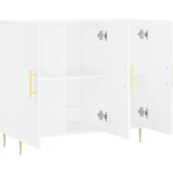 Dressoir 90x34x80 cm bewerkt hout><noscript><img width=