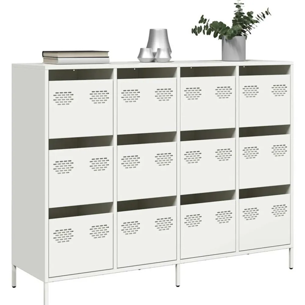 Dressoir 135x39x103,5 cm koudgewalst staal>vidaXL Sale